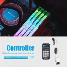 🛍 Пульт дистанционного управления JONSBO AURA RGB, 5 В, 3-контактный блок питания SATA, память светодиод, холодный свет, Полоска, симфоническая версия для ПК, чехол