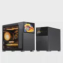 Jonsbo Pinecone D31 чехол MATX ITX DTX небольшой прозрачный Sub-экран видеоигр поддержка ATX Power 360 холодный выхлоп шасси (art.: 3920bf5968439)