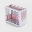 Корпус без блока питания/ Корпус JONSBO Jonsplus Z20 Pink/White MATX без БП, боковая панель из закаленного стекла, mini-ITX, micro-ATX, розово-белый