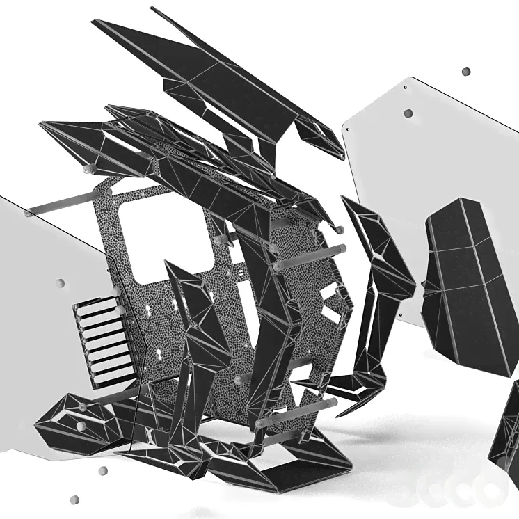 Jonsbo Mod 3 - PC & other electronics - 3D model-1