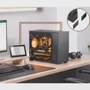 Jonsbo Pinecone D31 чехол MATX ITX DTX небольшой прозрачный Sub-экран видеоигр поддержка ATX Power 360 холодный выхлоп шасси (art.: 3920bf5968439)